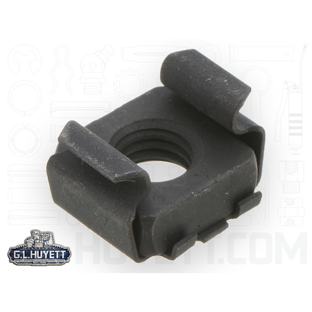 A Raymond Tinnerman Cage Nut, M8-1.25, Phosphate Finish EFCN-D07953-M8125-4/B